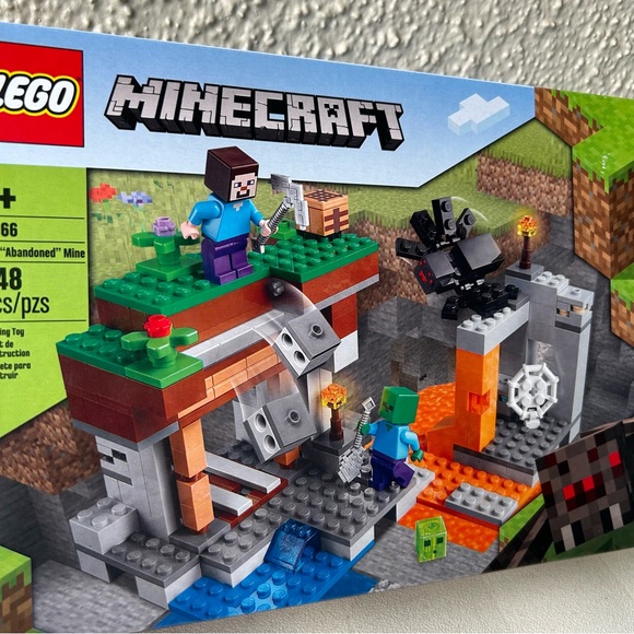 LEGO Minecraft The Abandoned Mine Building Toy 21166 Zombie NIB - Picture 8 of 12